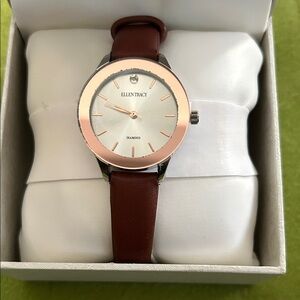 Ellen Tracy Diamond Collection Watch